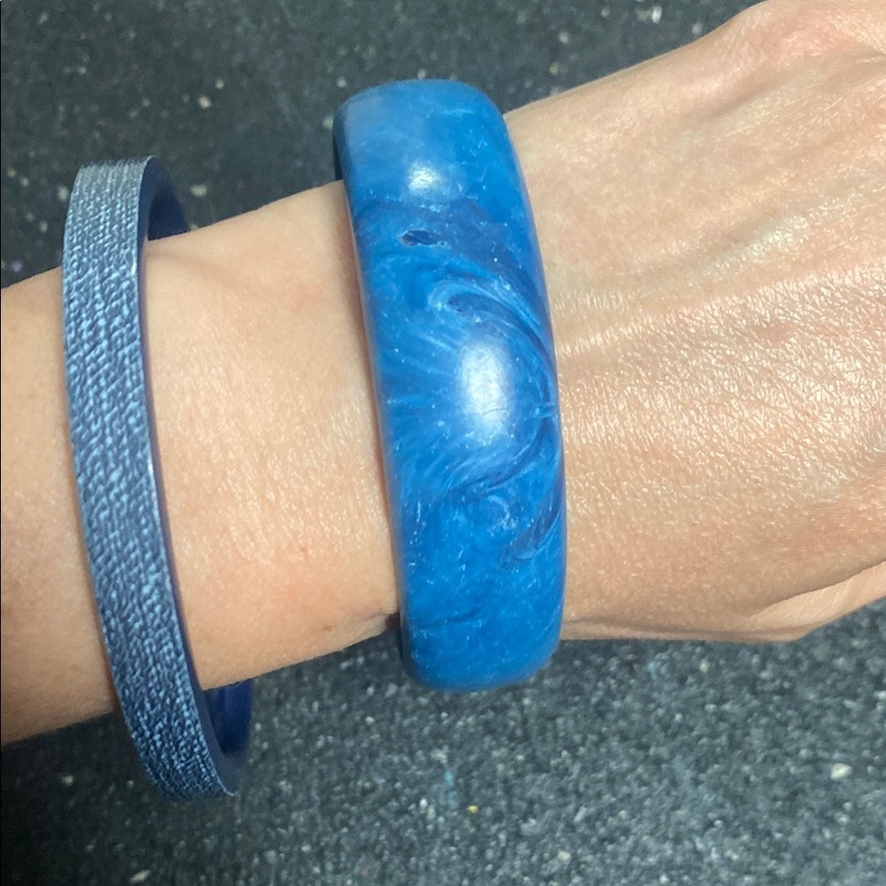 Blue Bangle Bracelets